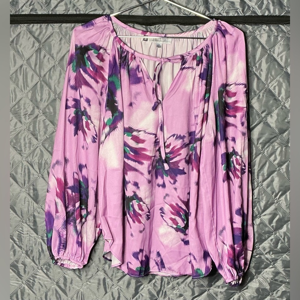 🌸 Blouse Floral Jennifer Lopez (JL) - style Boho Chic - Picture 11 of 11